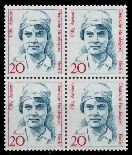 BERLIN DS FRAUEN Nr 811 postfrisch VIERERBLOCK 906CC6