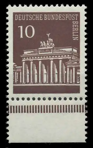 BERLIN DS BRAND. TOR Nr 286P postfrisch URA 906CDE