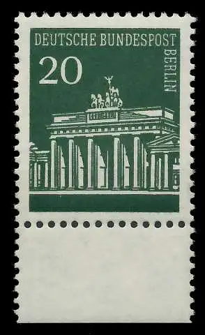 BERLIN DS BRAND. TOR Nr 287P postfrisch URA 906CE2