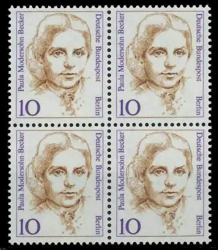 BERLIN DS FRAUEN Nr 806 postfrisch VIERERBLOCK 906D32