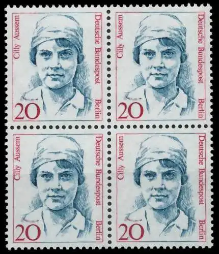 BERLIN DS FRAUEN Nr 811 postfrisch VIERERBLOCK 906D4E