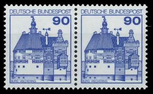 BRD DS BURGEN U. SCHLÖSSER Nr 997 postfrisch WAAGR PAAR 906DA6