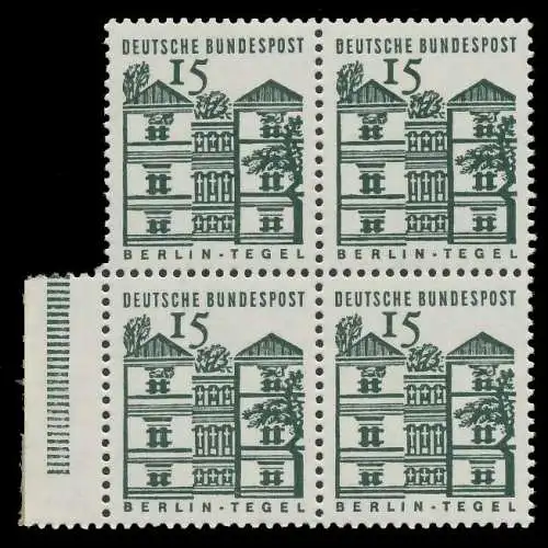 BRD DS BAUWERKE 1 Nr 455b postfrisch VIERERBLOCK SRA 90ED9A