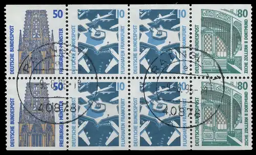 BRD BUND HEFTCHENBLATT Nr HB 33 zentrisch gestempelt 90EE56