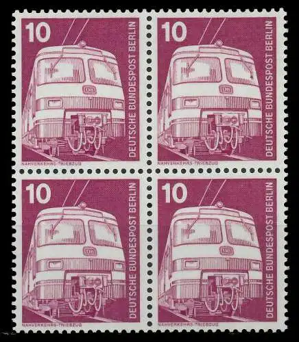 BERLIN DS INDUSTRIE U. TECHNIK Nr 495 postfrisch VIERER 90EF42