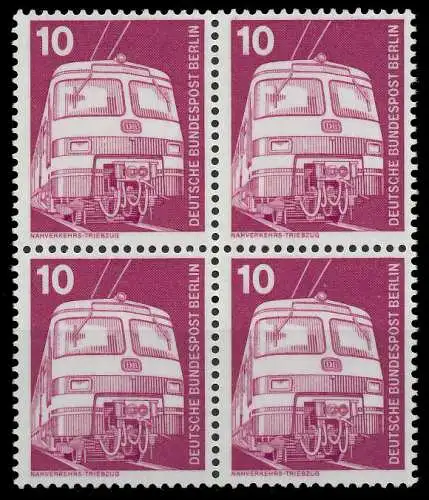 BERLIN DS INDUSTRIE U. TECHNIK Nr 495 postfrisch VIERER 90EF46