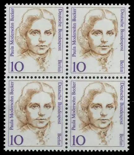 BERLIN DS FRAUEN Nr 811 postfrisch VIERERBLOCK 90EF62