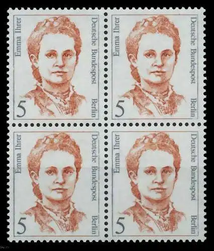BERLIN DS FRAUEN Nr 833 postfrisch VIERERBLOCK 90EF66