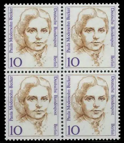 BERLIN DS FRAUEN Nr 806 postfrisch VIERERBLOCK 90EF86