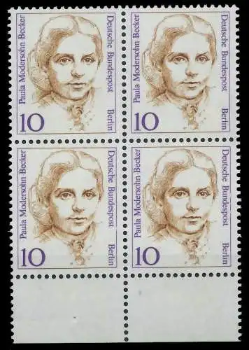 BERLIN DS FRAUEN Nr 806 postfrisch VIERERBLOCK URA 90EF8A