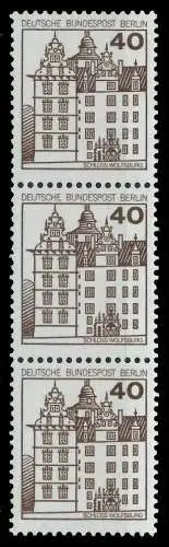 BERLIN DS BURGEN U. SCHLÖSSER Nr 614R postfrisch 3ER ST 90F2DA