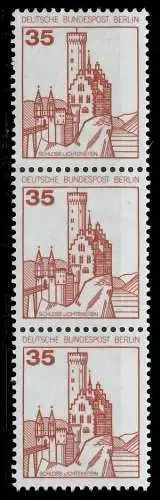 BERLIN DS BURGEN U. SCHLÖSSER Nr 673R postfrisch 3ER ST 90F3BA