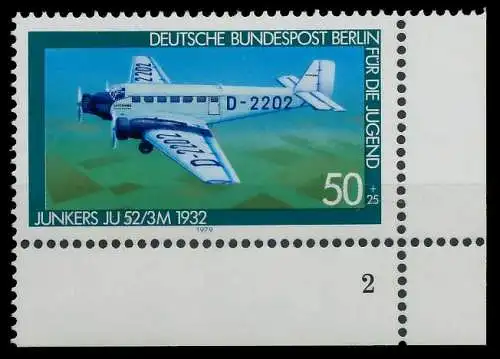 BERLIN 1979 Nr 593 postfrisch FORMNUMMER 2 914CE6