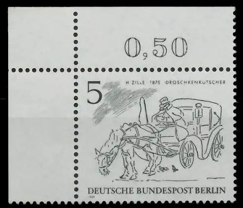 BERLIN 1969 Nr 330 postfrisch ECKE-OLI 914CEA