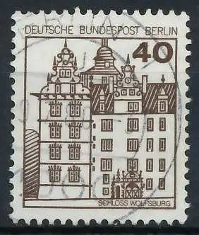 BERLIN DS BURGEN U. SCHLÖSSER Nr 614 zentrisch gestempelt 914D26