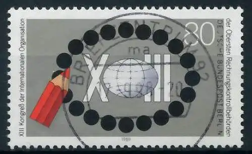 BERLIN 1989 Nr 843 zentrisch gestempelt 915022