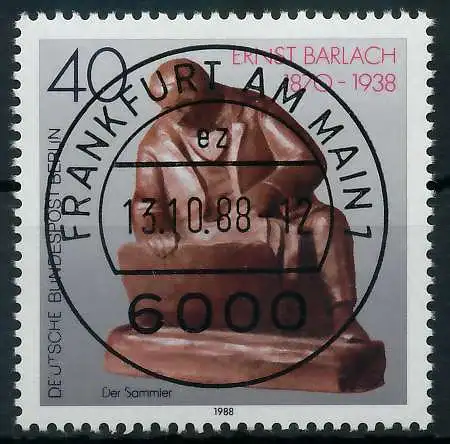BERLIN 1988 Nr 823 zentrisch gestempelt 9150B2