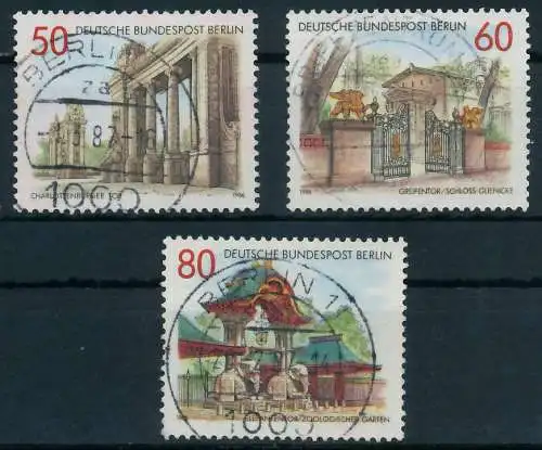 BERLIN 1986 Nr 761-763 gestempelt 915312