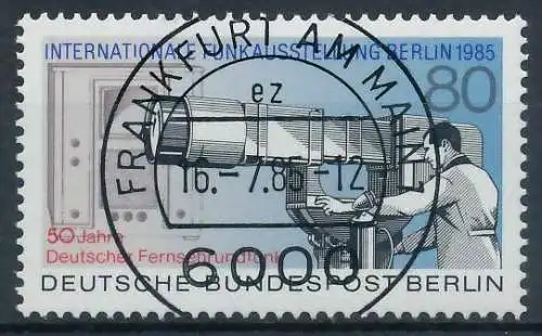 BERLIN 1985 Nr 741 zentrisch gestempelt 915376