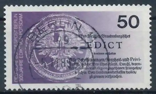 BERLIN 1985 Nr 743 zentrisch gestempelt 9153A2
