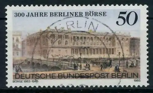BERLIN 1985 Nr 740 zentrisch gestempelt 9153BE