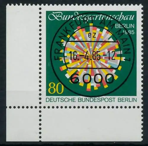 BERLIN 1985 Nr 734 zentrisch gestempelt ECKE-ULI 9153D6