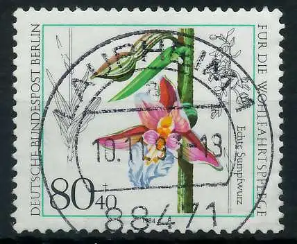 BERLIN 1984 Nr 726 zentrisch gestempelt 91540A
