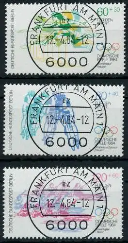 BERLIN 1984 Nr 716-718 gestempelt 91D35E