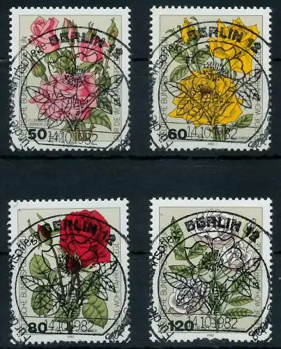 BERLIN 1982 Nr 680-683 ESST zentrisch gestempelt 91D3E2