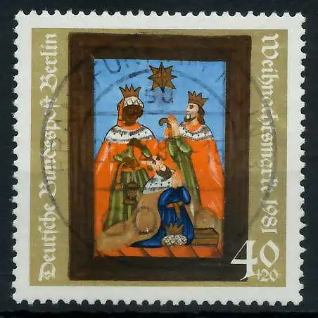 BERLIN 1981 Nr 658 zentrisch gestempelt 91D462