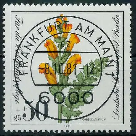BERLIN 1981 Nr 651 zentrisch gestempelt 91D4A2