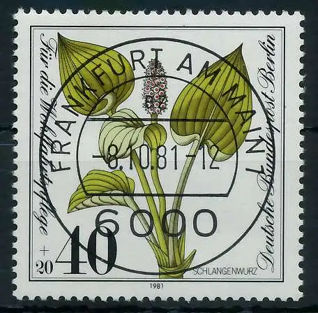 BERLIN 1981 Nr 650 zentrisch gestempelt 91D4A6