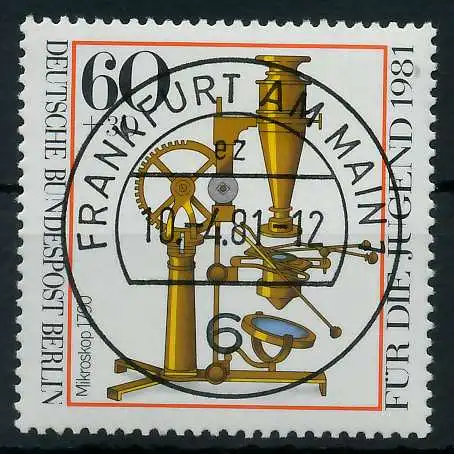 BERLIN 1981 Nr 643 zentrisch gestempelt 91D4CE
