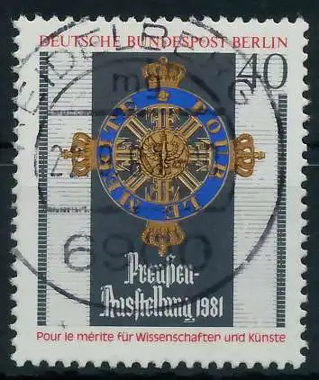 BERLIN 1981 Nr 648 zentrisch gestempelt 91D4EE
