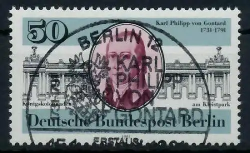 BERLIN 1981 Nr 639 ESST zentrisch gestempelt 91D52A