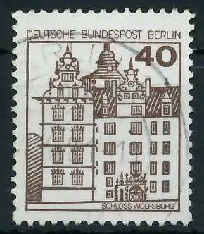 BERLIN DS BURGEN U. SCHLÖSSER Nr 614 zentrisch gestempelt 91D582