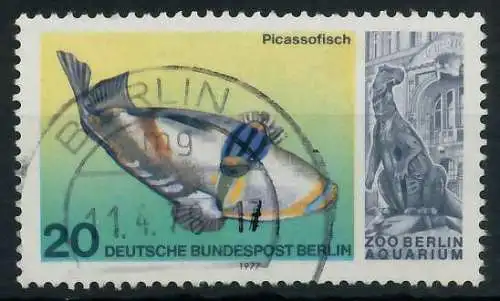 BERLIN 1977 Nr 552 gestempelt 91D666