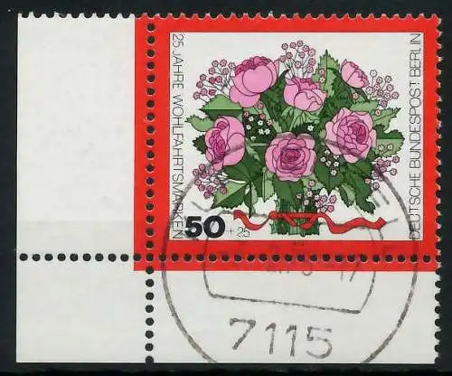 BERLIN 1974 Nr 475 zentrisch gestempelt ECKE-ULI 91D71E