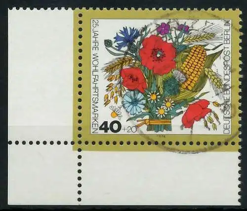 BERLIN 1974 Nr 474 zentrisch gestempelt ECKE-ULI 91D72A