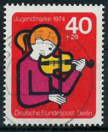BERLIN 1974 Nr 470 zentrisch gestempelt 91D772