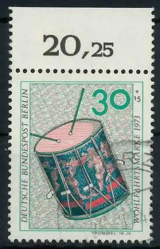 BERLIN 1973 Nr 460 gestempelt ORA 91D79A