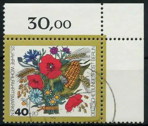 BERLIN 1974 Nr 474 gestempelt ECKE-ORE 91D7A6