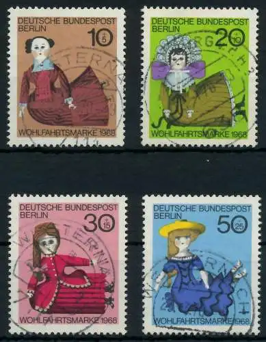 BERLIN 1968 Nr 322-325 gestempelt 91D9AE