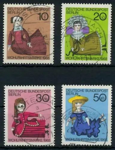 BERLIN 1968 Nr 322-325 gestempelt 91D9B6