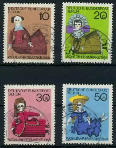 BERLIN 1968 Nr 322-325 gestempelt 91D9CA