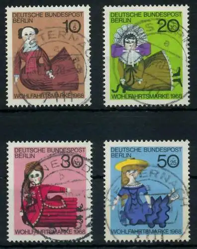 BERLIN 1968 Nr 322-325 gestempelt 91D9CE