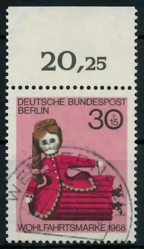 BERLIN 1968 Nr 324 gestempelt ORA 91D9F6