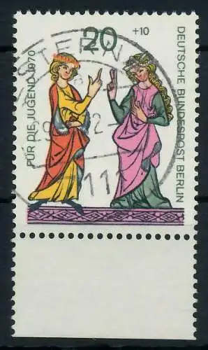 BERLIN 1970 Nr 355 zentrisch gestempelt URA 91DA6A