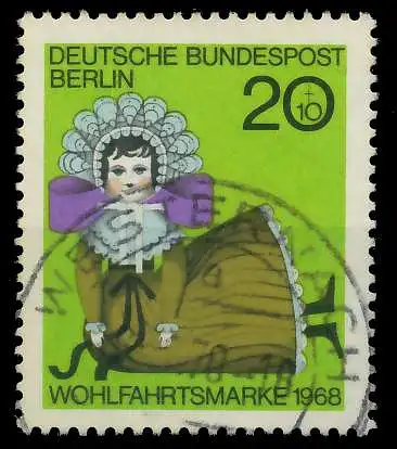 BERLIN 1968 Nr 323 gestempelt 91DABA