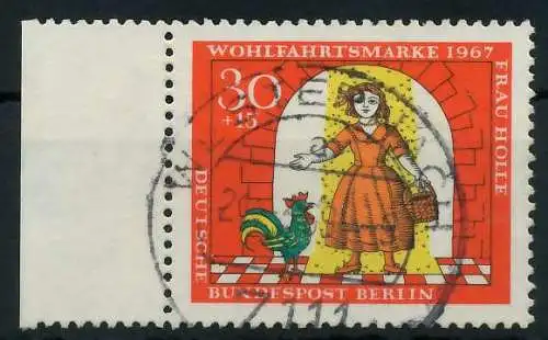BERLIN 1967 Nr 312 zentrisch gestempelt SRA 9202C6